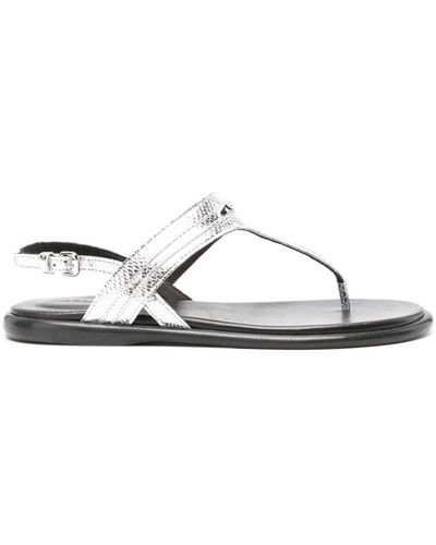 Isabel Marant Nya Leren Sandalen - Wit