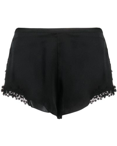 Dorothee Schumacher Sense Of Shine Silk Shorts - Black