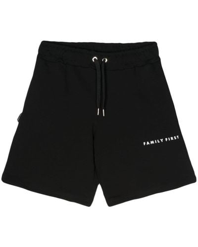 FAMILY FIRST Shorts con stampa - Nero