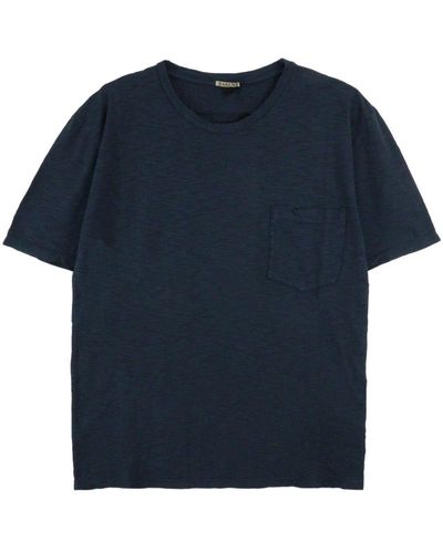 Barena Giro Katoenen T-shirt - Blauw