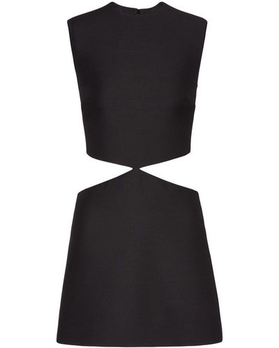 Valentino Garavani Mouwloze Mini-jurk - Zwart