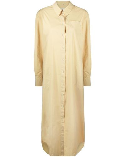 Henrik Vibskov Hooded Shirt Dress - Natural