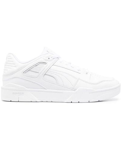 PUMA Lace-up Low-top Sneakers - White