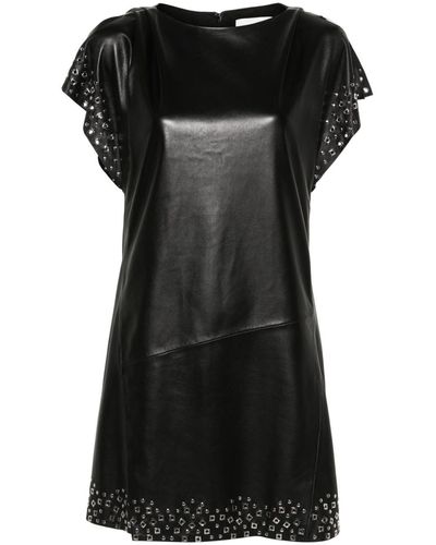 Isabel Marant Evani Leather Dress - Black