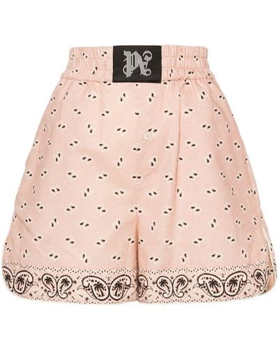 Palm Angels Paisley-print Boxers Shorts - Pink