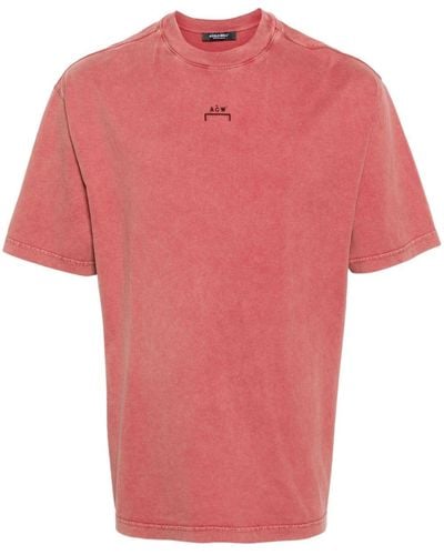 A_COLD_WALL* Essential Katoenen T-shirt - Roze