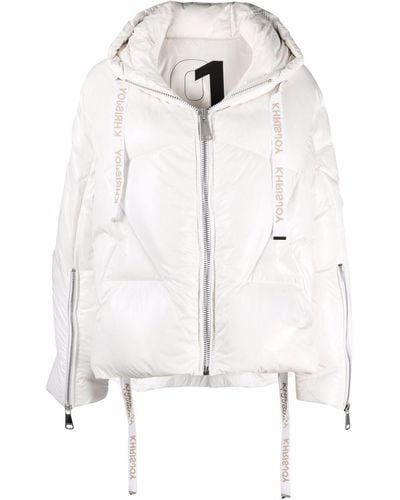 Khrisjoy Iconic Hooded Puffer Jacket - White