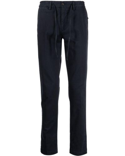 Corneliani Pantalones ajustados con cordones - Azul