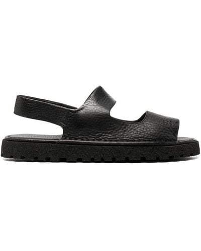 Marsèll Double-strap Leather Sandals - Black