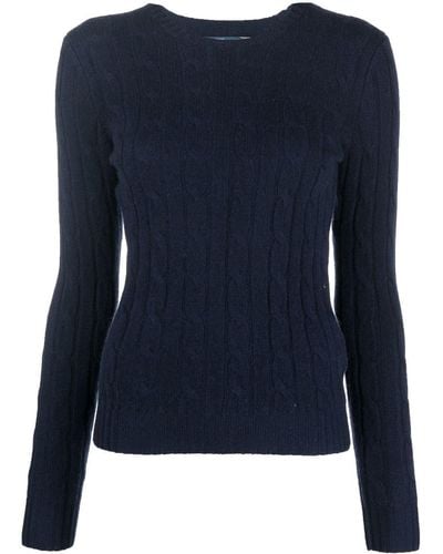 Polo Ralph Lauren Cable-knit Cashmere Sweater - Blue
