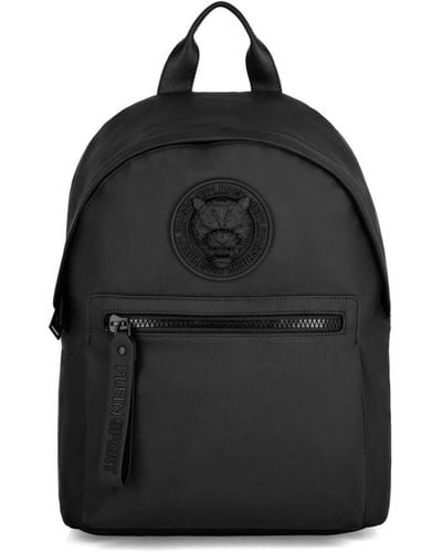 Philipp Plein Boston Logo-embossed Backpack - Black