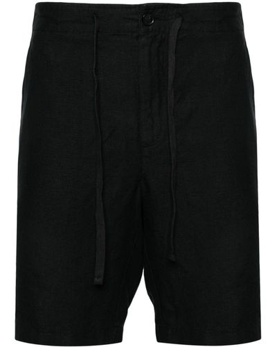 Vince Chambray Tailored Shorts - Black