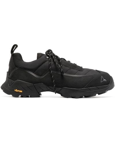Roa Low-top Chunky Sole Trainers - Black