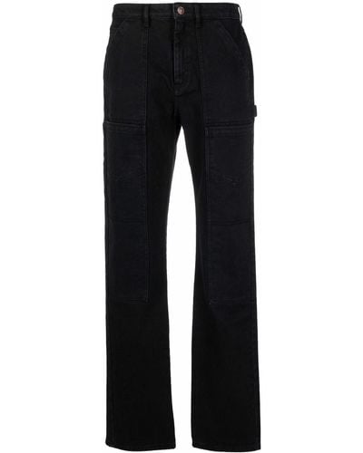 KENZO Slim-cut Denim Jeans - Black