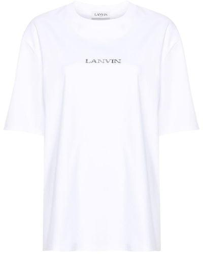 Lanvin ロゴ Tスカート - ホワイト