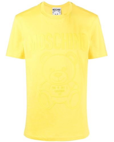 Moschino Logo-print T-shirt - Yellow