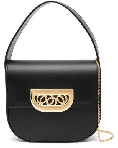 D'Estree Martin Jewel Leather Mini Bag - Black