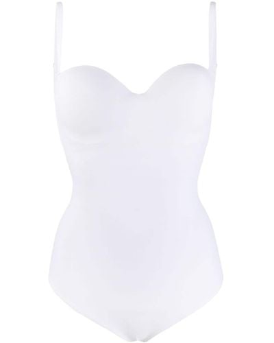 Wolford Body Mat de Luxe Form - Blanco