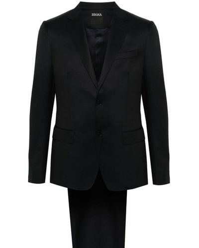 Zegna Single-breasted Suit - Black
