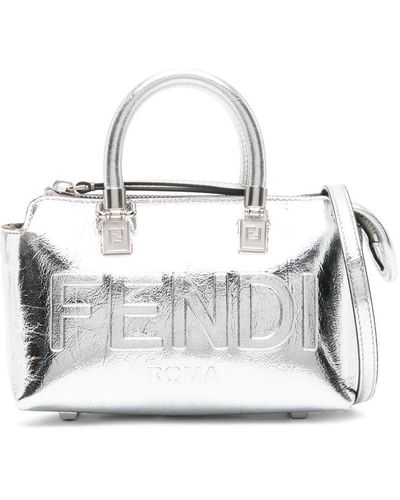 Fendi バイザウェイ レザーミニバッグ - ホワイト