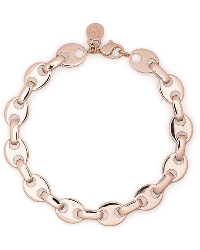 Rabanne Chain Link Bracelet - Orange