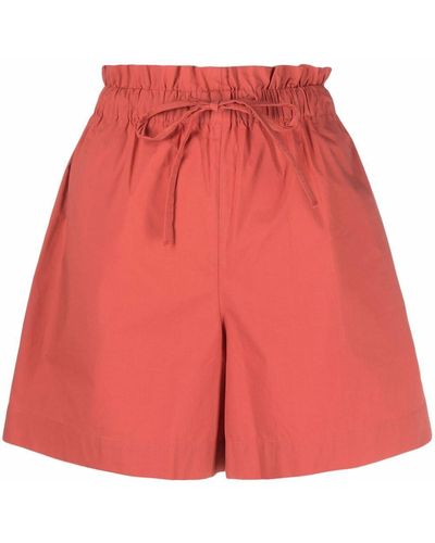 Woolrich Shorts con cordones - Rojo