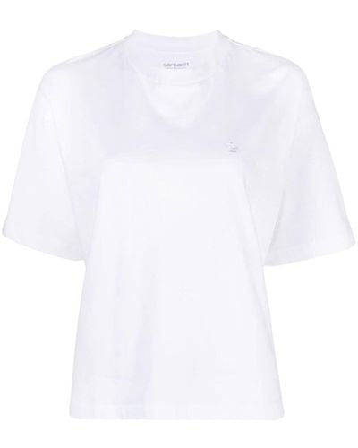 Carhartt Logo-embroidered Oversize T-shirt - White