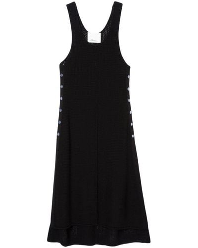 3.1 Phillip Lim Tailored Vest Midi Dress - Black