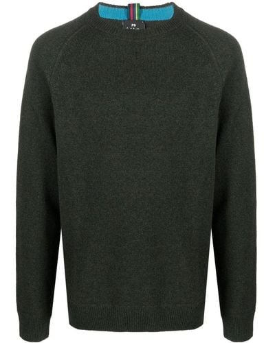 PS by Paul Smith Crew-neck Wool Sweater - Green
