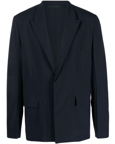 Givenchy Tailored Single-breasted Blazer - Blue