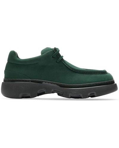 Burberry Zapatos derby con cordones - Verde