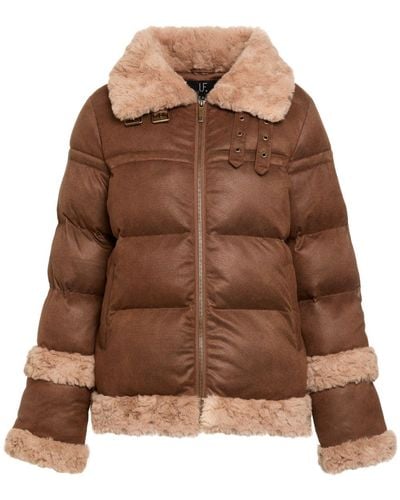 Unreal Fur Faux-fur Puffer Jacket - Brown