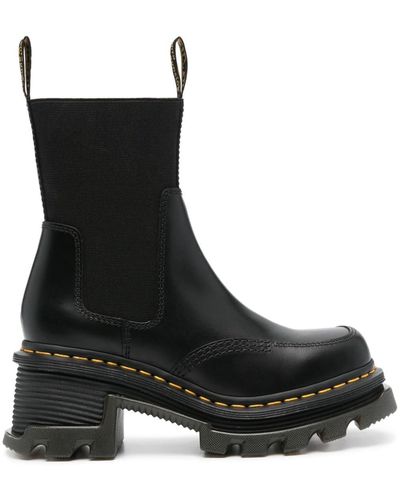 Dr. Martens Corran Chelsea 65mm Leather Boots - Black