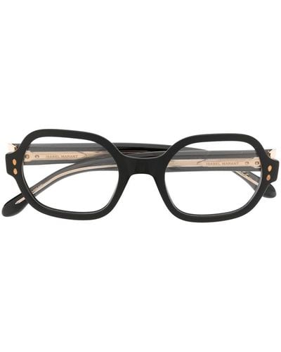 Isabel Marant Brille mit rundem Gestell - Braun