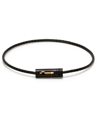 Le Gramme Cable 5g ブレスレット 18kイエローゴールド - ブラック