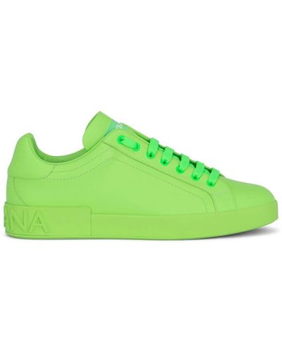 Dolce & Gabbana Portofino Low-top Sneakers - Green