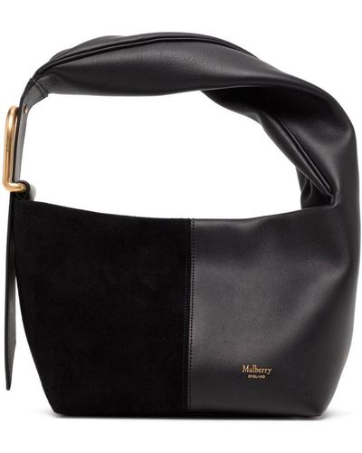 Mulberry Small Retwist Hobo Leather Bag - Black