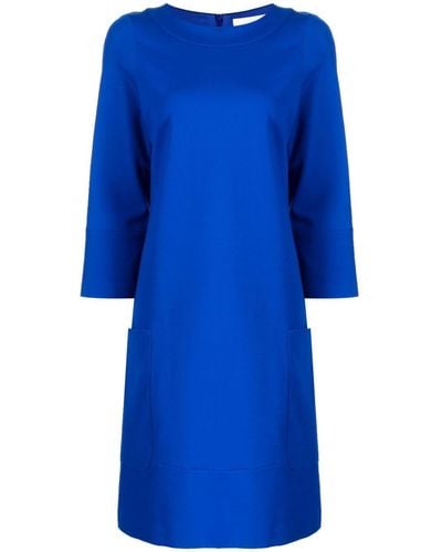 Jane Ren Jersey Mini-jurk - Blauw