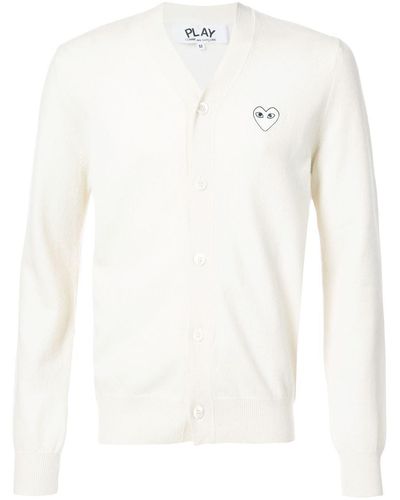 COMME DES GARÇONS PLAY Cardigan With White Heart