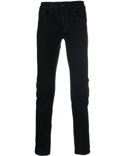 Dondup Mid-rise Skinny Jeans - Black