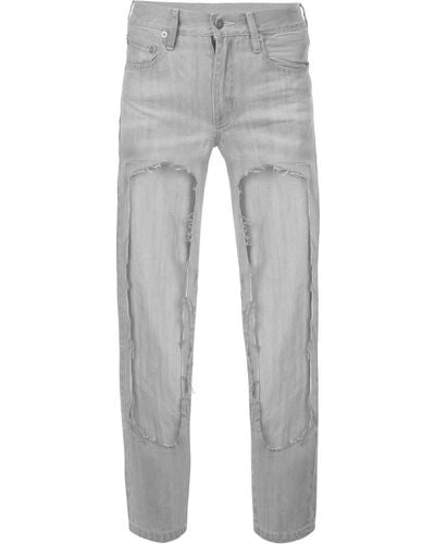 Haculla Cut Out Jeans - Gray