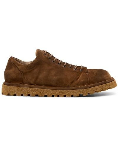 Marsèll Sanscripa Suede Derby Shoes - Brown