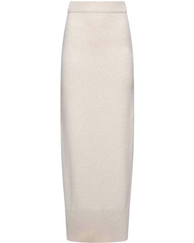 Altuzarra Yarrow Knitted Maxi Skirt - White