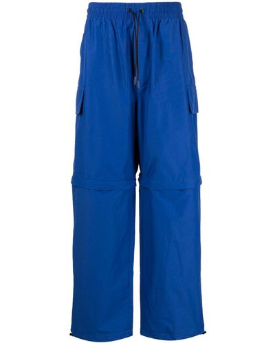 Maison Kitsuné Water-resistant Convertible Track Trousers - Blue