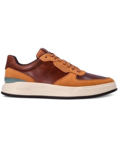 Cole Haan Grandpro Panelled Lace-up Trainers - Brown