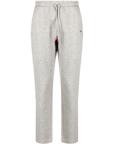 BOSS Embroidered-logo Track Pants - Gray