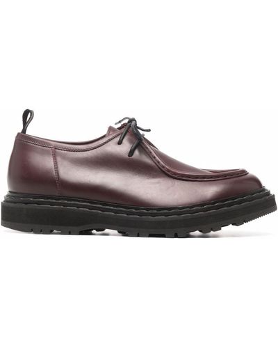 Officine Creative Lydona Leather Lace-up Shoes - Red