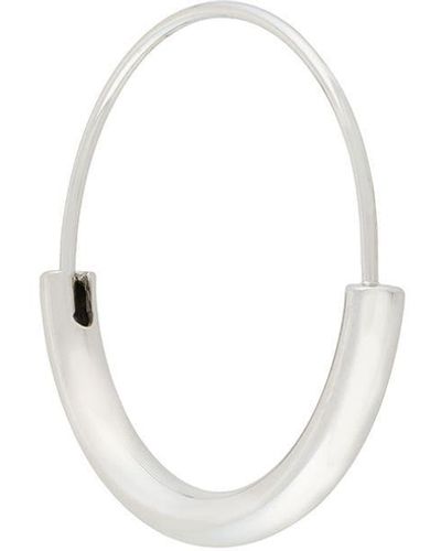 Maria Black Small Serendipity Hoop Earring - ホワイト