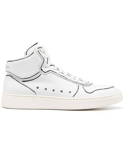 Officine Creative Mower Leather Sneakers - White