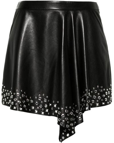 Isabel Marant Furcy Leather Mini Skirt - Black